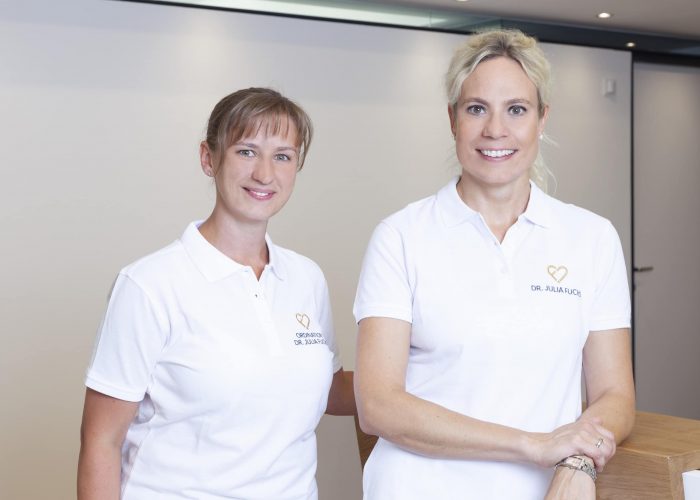 Dr. Julia Fuchs Fachärztin für innere Medizin und Nierenerkrankungen, Kufstein, Wahlarzt, Ordination, Ordinationsassistentin Andrea Vergeiner, Team